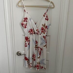 Floral Spaghetti Strap Dress